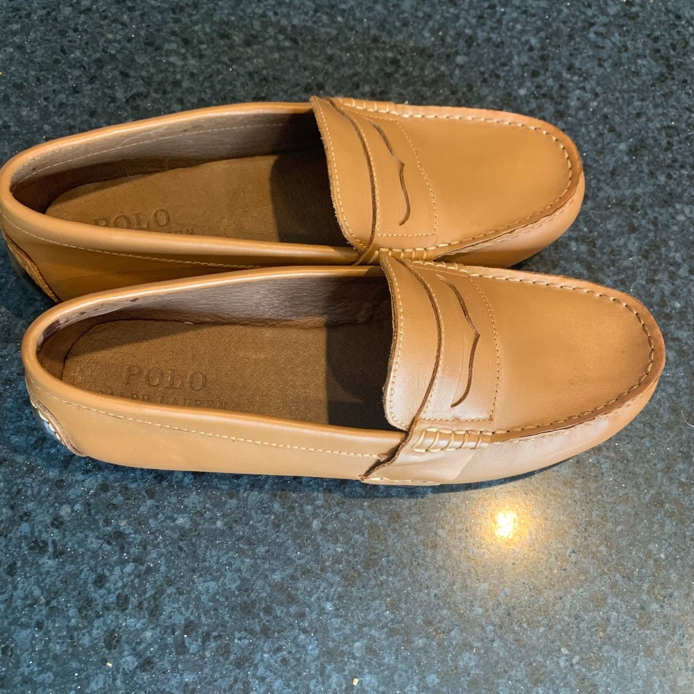 POLO RALPH LAUREN LEATHER LOAFERS